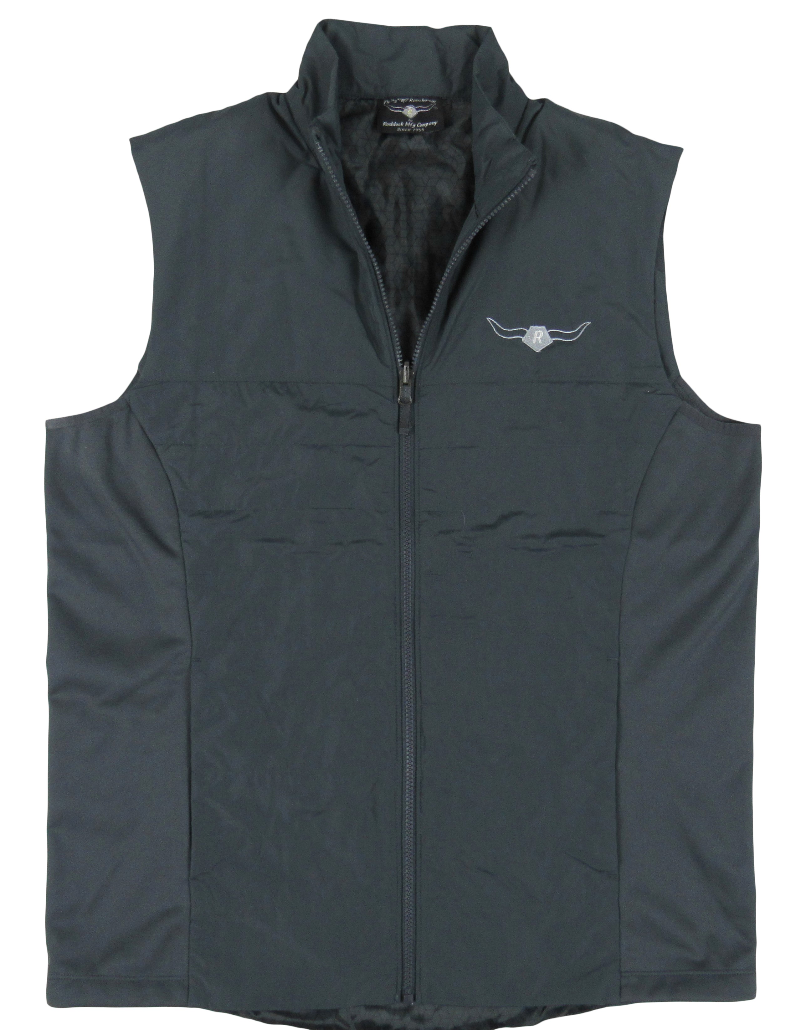 FeatherLite Men's Zip Vest by Flying R Ranchwear Graphite NOW 19