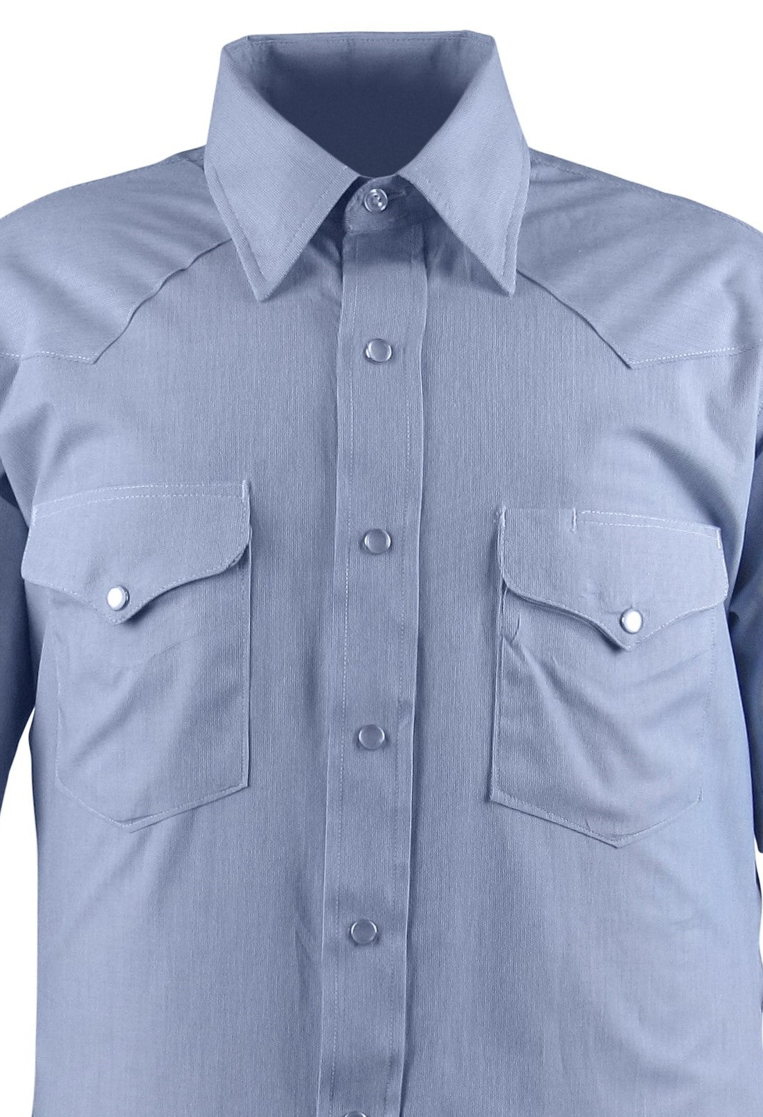 Flying R Ranchwear - Blue Micro Stripe - Long Sleeve - Snaps - Save $20!