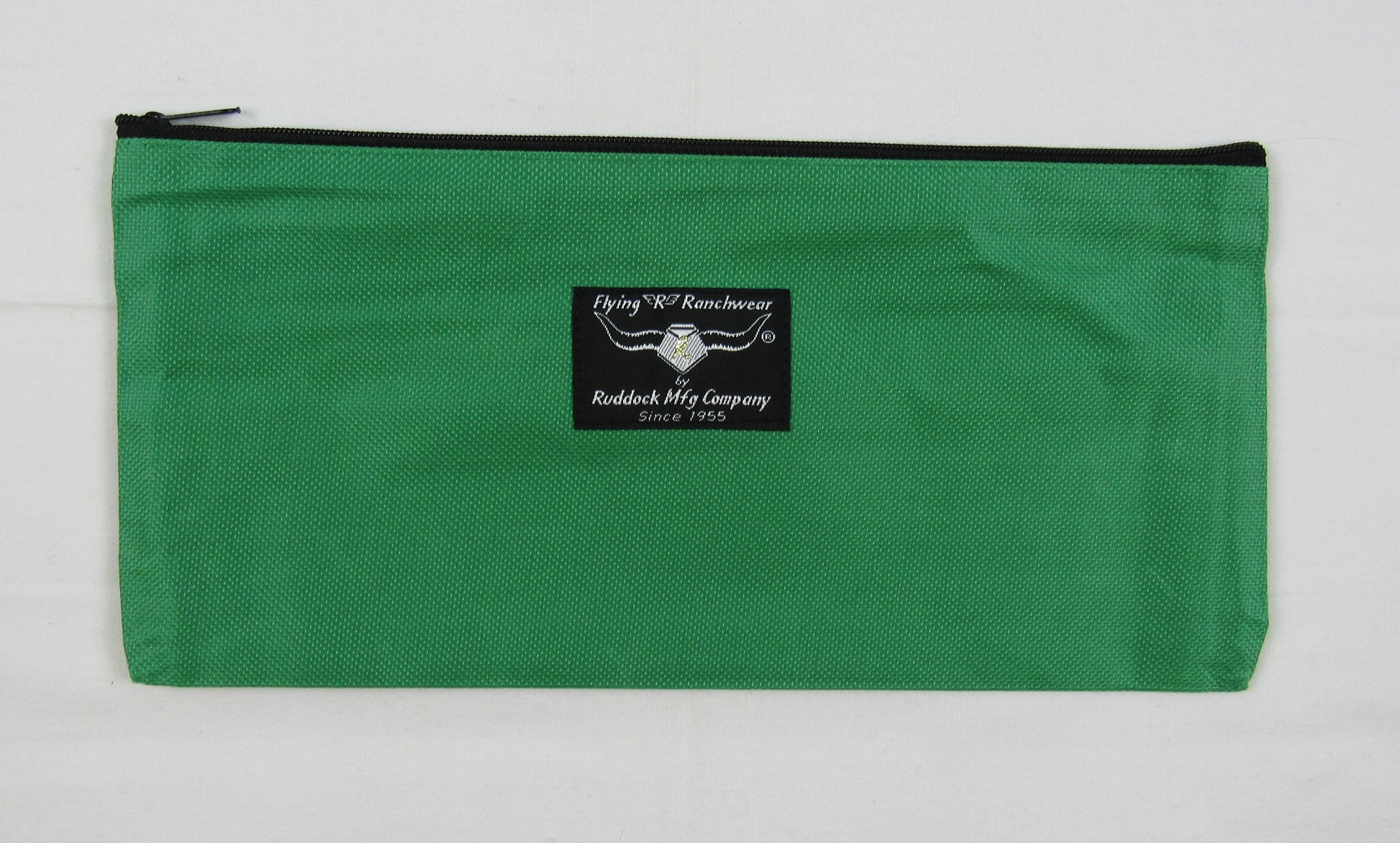 zippered gear bag in green color