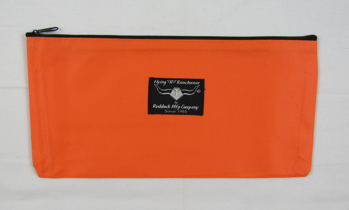 zippered gear bag in melon orange color