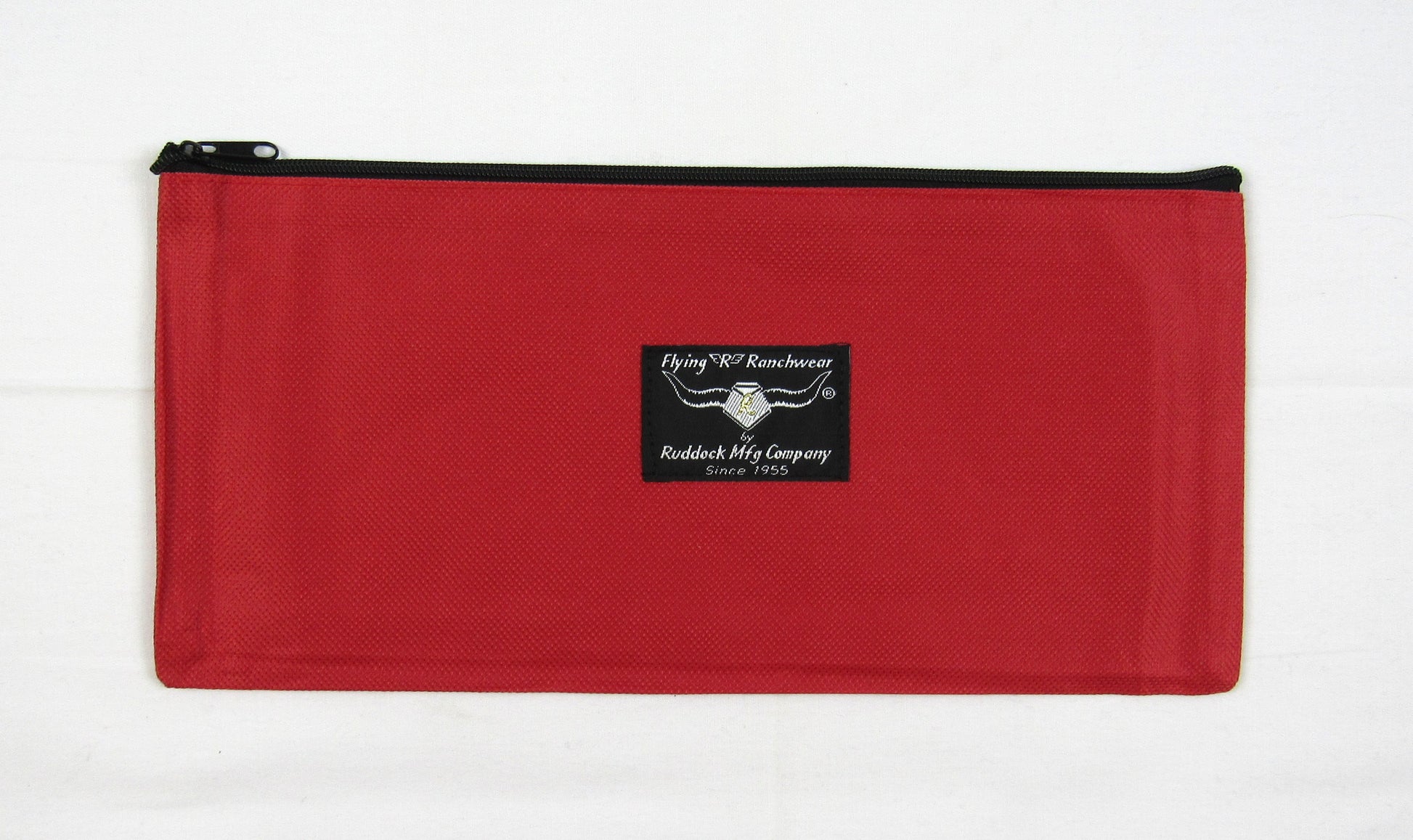 zippered gear bag in red color