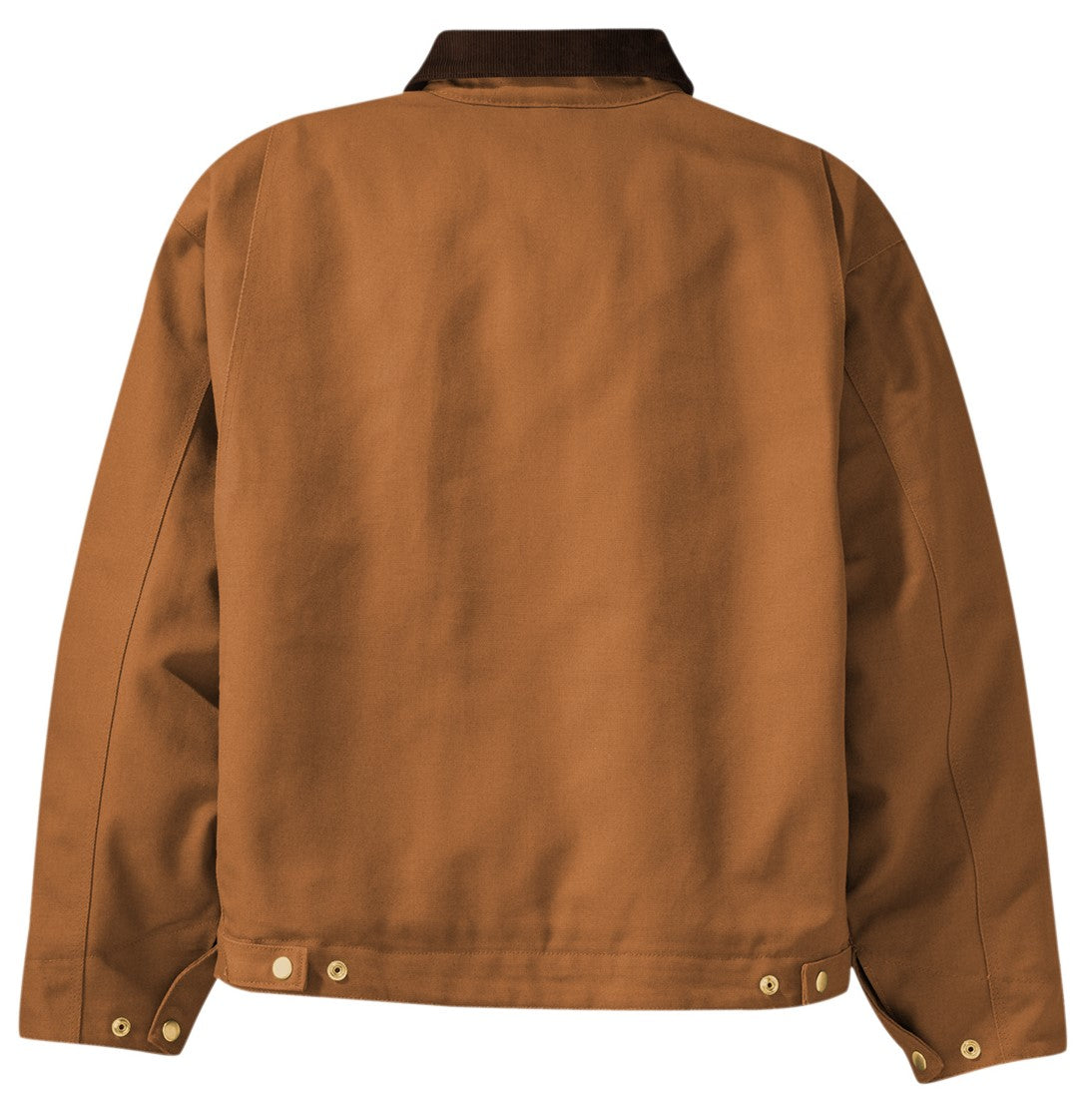 Duck Brown canvas jacket with corduroy collar by Flying R Ranchwear
