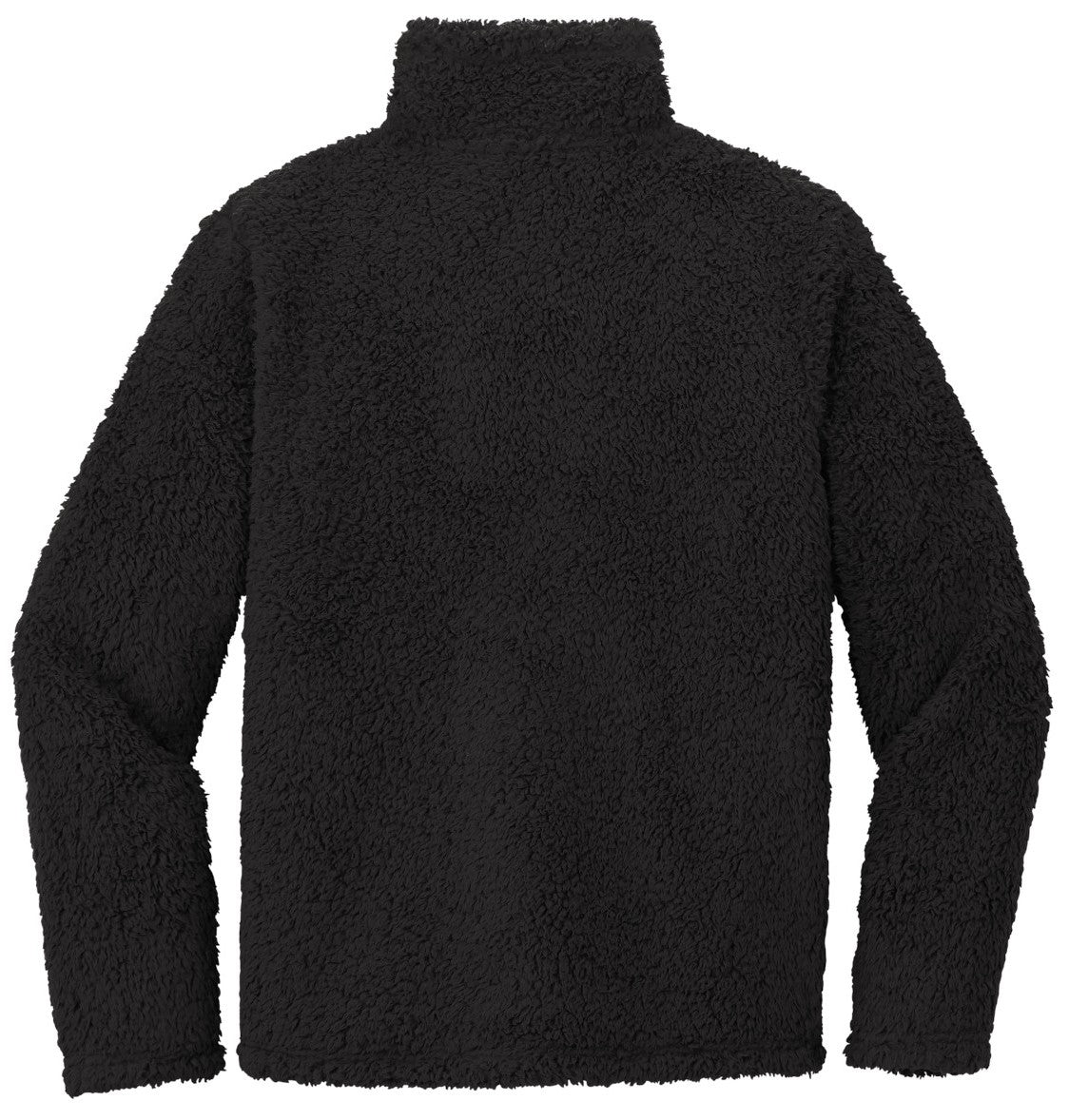 Deep Black sherpa fleece with 1/4 zipper by Flying R Ranchwear