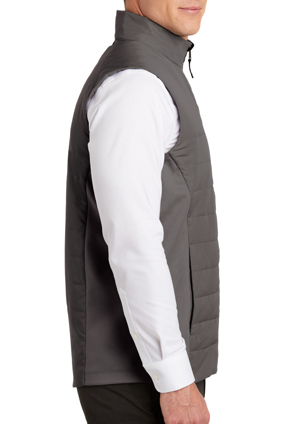 FeatherLite Men's Zip Vest by Flying R Ranchwear Graphite NOW 19