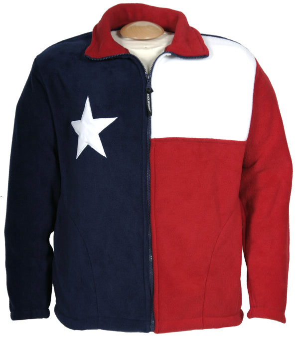 Men's Lone Star Fleece Jacket - Texas Cotton - Supplies are very limited!