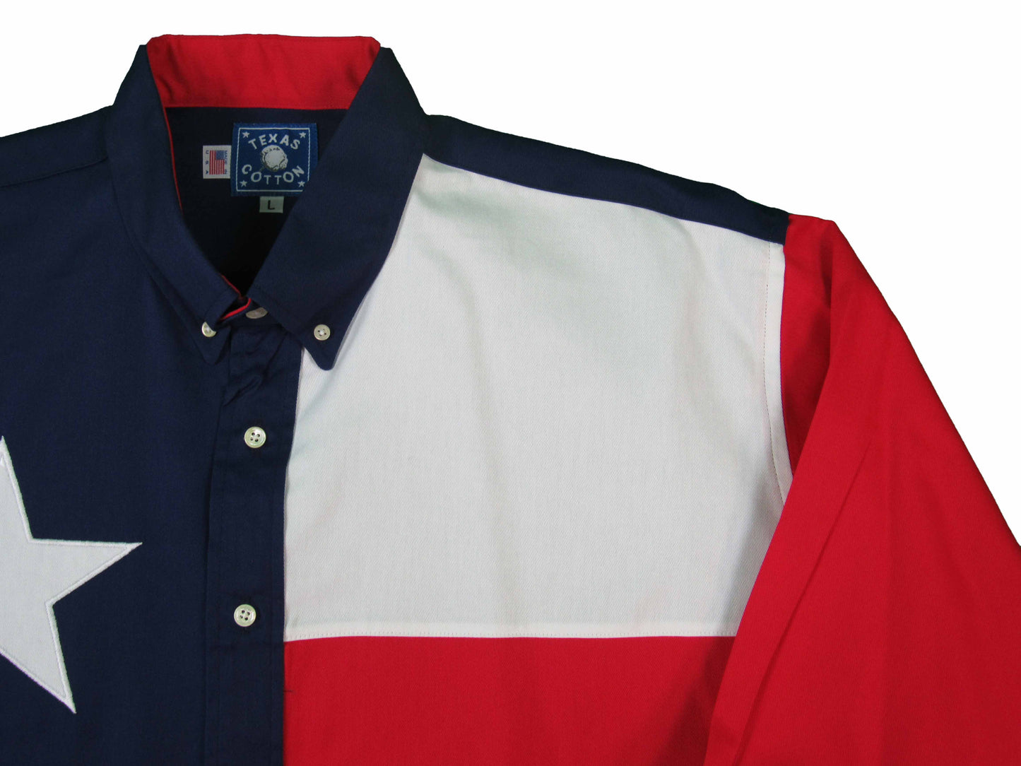 Made in USA Lone Star Ruddock Shirts Flying R Ranchwear Texas Flag Shirt